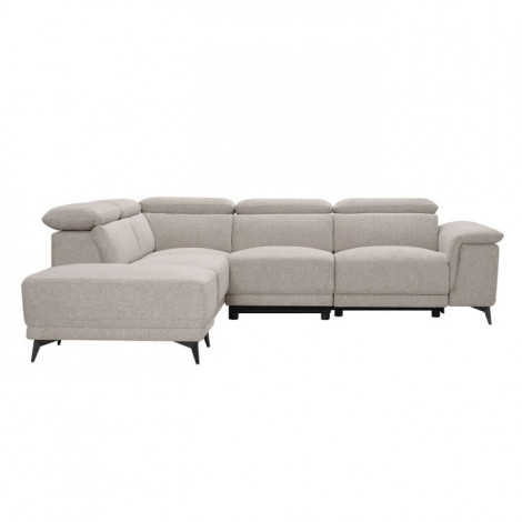 Canapé d'Angle Gauche Relax "Deon" 275cm Beige|Canape|Paris Prix
