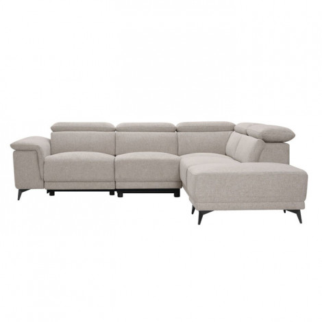 Canapé d'Angle Droit Relax "Deon" 275cm Beige|Canape|Paris Prix