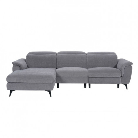 Canapé d'Angle Gauche Relax "Stan" 275cm Gris|Canape|Paris Prix