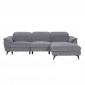 Canapé d'Angle Droit Relax "Stan" 275cm Gris|Canape|Paris Prix