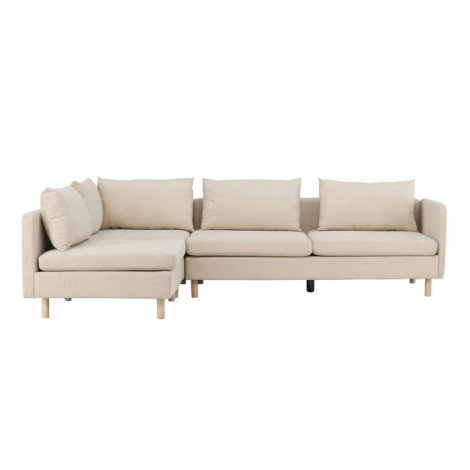 Canapé d'Angle Gauche "Zero" 295cm Beige|Canape|Paris Prix