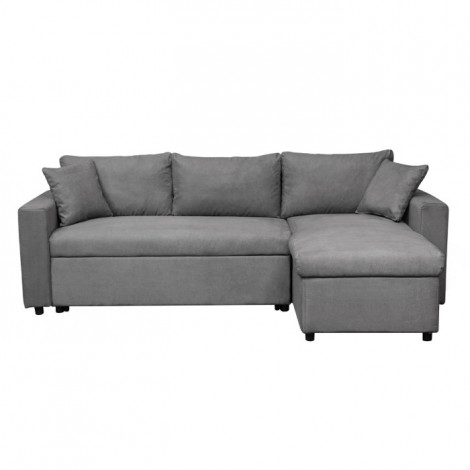 Canapé Convertible d'Angle Réversible "César" 227cm Gris|Canape|Paris Prix