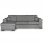 Canapé Convertible d'Angle Gauche "Hip" 262cm Gris Clair|Canape|Paris Prix