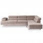 Canapé d'Angle Droit "Têtière" 260cm Taupe|Canape|Paris Prix