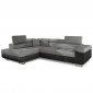 Canapé Convertible d'Angle Gauche "Toms" 275cm Gris|Canape|Paris Prix