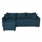 Canapé d'Angle Réversible Convertible "Geye" 227cm Bleu Pétrole|Canape|Paris Prix
