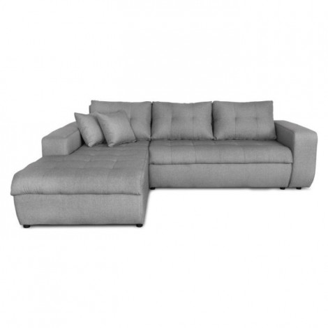 Canapé d'Angle Gauche Convertible "Liace" 242cm Gris|Canape|Paris Prix