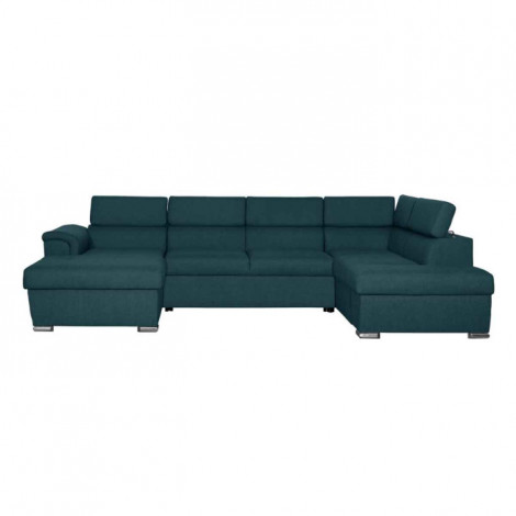 Canapé Panoramique Convertible "2 Coffres" 322cm Bleu|Canape|Paris Prix