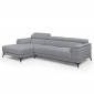 Canapé d'Angle Gauche Design "Calle" 236cm Gris|Canape|Paris Prix