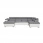 Canapé Panoramique Convertible "2 Coffres" 320,5cm Gris & Blanc|Canape|Paris Prix