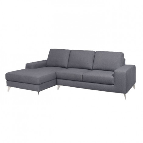 Canapé d'Angle Gauche "Jarred" 258cm Gris Anthracite|Canape|Paris Prix