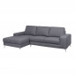 Canapé d'Angle Gauche "Jarred" 258cm Gris Anthracite|Canape|Paris Prix