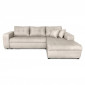Canapé d'Angle Droit Convertible "Liace" 242cm Beige|Canape|Paris Prix