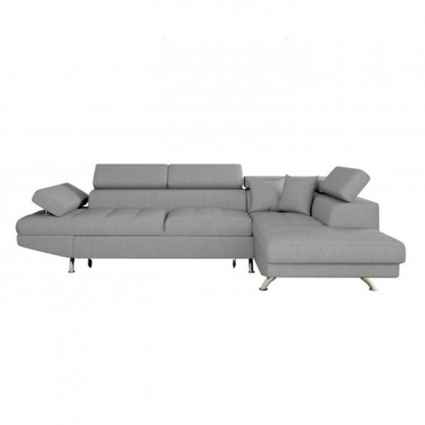 Canapé d'Angle Droit Convertible "Tyma" 271cm Gris Clair|Canape|Paris Prix
