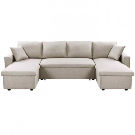 Canapé Panoramique Convertible "Pano" 295cm Beige|Canape|Paris Prix