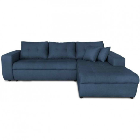 Canapé d'Angle Droit "Celia" 242cm Bleu Pétrole|Canape|Paris Prix
