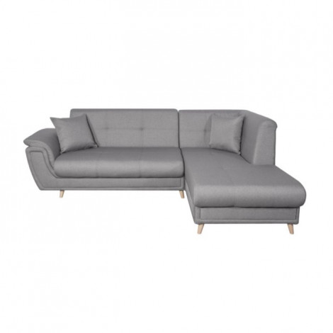 Canapé d'Angle Droit Convertible "Roli" 260cm Gris|Canape|Paris Prix