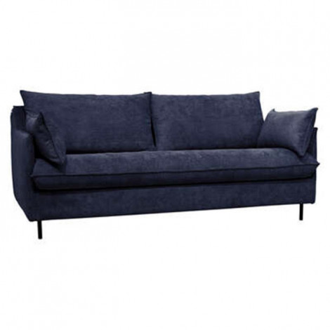 Canapé 3 Places Convertible "Maple" 192cm Bleu|Canape|Paris Prix