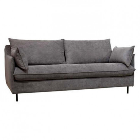 Canapé 3 Places Convertible "Maple" 192cm Gris|Canape|Paris Prix