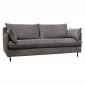 Canapé 3 Places Convertible "Maple" 192cm Gris|Canape|Paris Prix