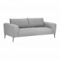 Canapé 3 Places Design "Moira" 220cm Gris|Canape|Paris Prix