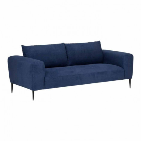 Canapé 3 Places Design "Moira" 220cm Bleu|Canape|Paris Prix
