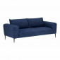 Canapé 3 Places Design "Moira" 220cm Bleu|Canape|Paris Prix