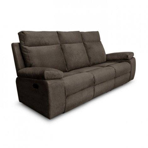 Canapé de Relaxation Manuel "Tedesco" 235cm Taupe|Canape|Paris Prix