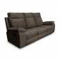 Canapé de Relaxation Manuel "Tedesco" 235cm Taupe|Canape|Paris Prix