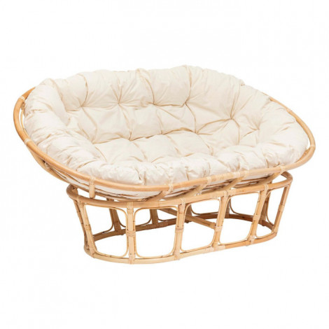 Canapé 2 Places en Rotin "Mamasan" 170cm Beige|Canape|Paris Prix