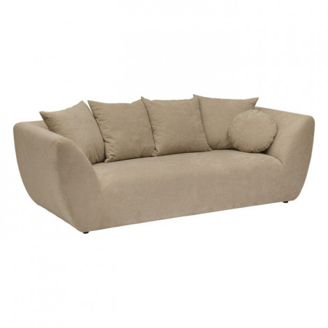 Canapé 3 Places Design "Floyd" 226cm Beige Lin|Canape|Paris Prix