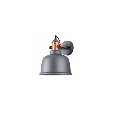 Grande applique murale industrielle design gris - Dalia|Appliques murales|Kosilum