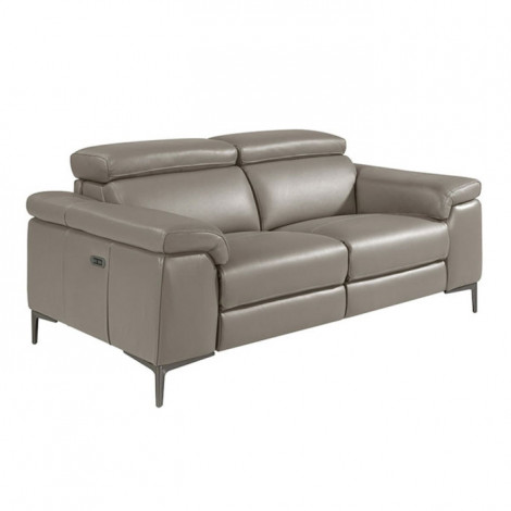 Canapé 2 Place Relax Cuir "Cole" 170cm Gris|Canape|Paris Prix