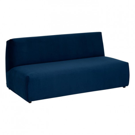 Module 2 Places en Velours "Kiona" 165cm Bleu|Canape|Paris Prix
