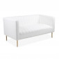 Canapé 2 Places Design "Taylor" 150cm Blanc|Canape|Paris Prix