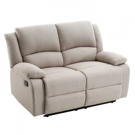 Canapé de Relaxation 2 Places "Walker" 143cm Beige|Canape|Paris Prix