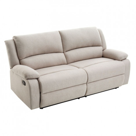 Canapé de Relaxation 2 Assises XXL "Walker" 193cm Beige|Canape|Paris Prix