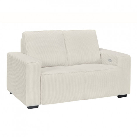 Canapé de Relaxation Velours "Carmine" 165cm Beige|Canape|Paris Prix