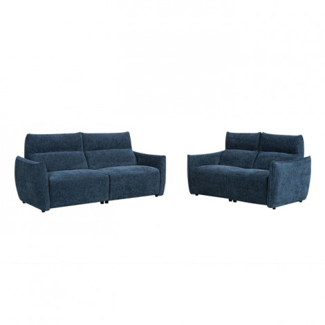 Ensemble Canapé de Relaxation "Lamar" 203cm Bleu|Canape|Paris Prix