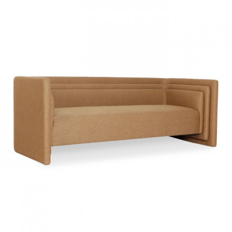 Canapé 3 Places Design "Cubia" 230cm Taupe|Canape|Paris Prix