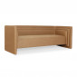 Canapé 3 Places Design "Cubia" 230cm Taupe|Canape|Paris Prix