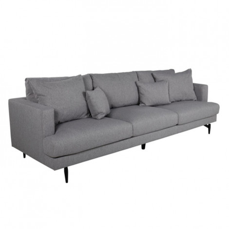 Canapé 3 Places en Tissu "Sofia" 260cm Gris|Canape|Paris Prix