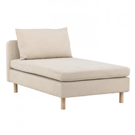 Module de Canapé Méridienne "Zero" 152cm Beige|Canape|Paris Prix