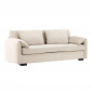 Canapé Droit 3 Places "Malva" 230cm Beige|Canape|Paris Prix