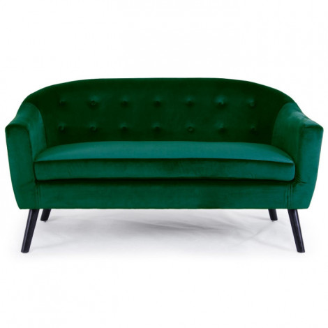 Canapé Scandinave Velours "Lopy" 157cm Vert|Canape|Paris Prix