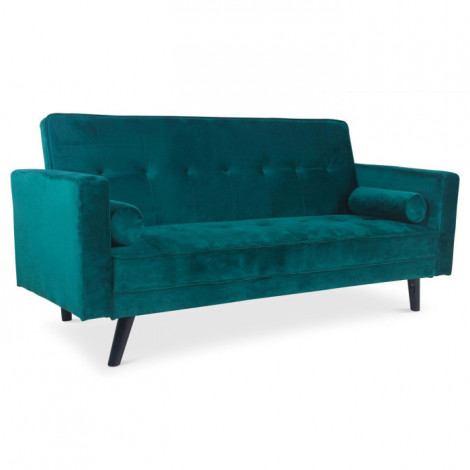 Canapé Convertible 3 Places Scandinave "Navya" Vert|Canape|Paris Prix
