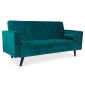 Canapé Convertible 3 Places Scandinave "Navya" Vert|Canape|Paris Prix