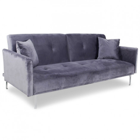 Canapé Convertible 3 Places "Lacla" 191cm Gris|Canape|Paris Prix