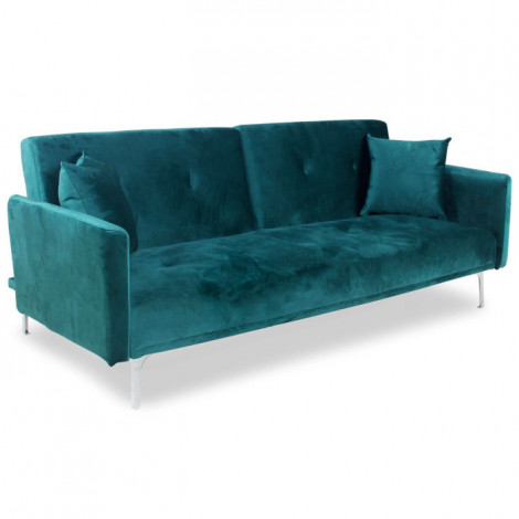 Canapé Convertible 3 Places "Lacla" 191cm Vert|Canape|Paris Prix