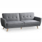 Canapé Scandinave Convertible "Garry" 220cm Gris|Canape|Paris Prix